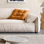 Causeuse-coussin modulaire en polyester beige