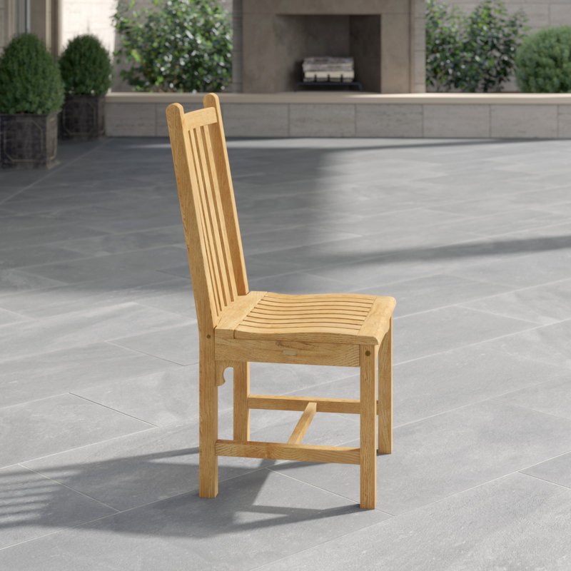 Classic Outdoor Teak Dining Side Chair