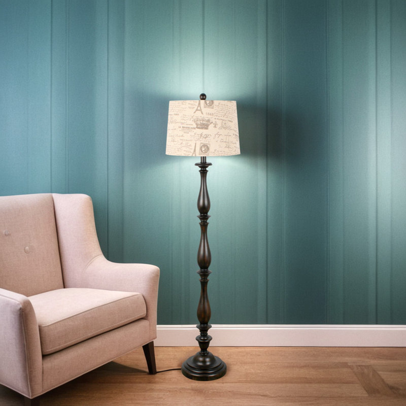 Polyresin 61" Floor Lamp