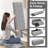 Folding Storage Ottoman Bench, Storage Chest Box w/Divider, Padded Seat Shoe Bench, Fabric Tufted Ottoman for Home-1135965600