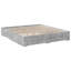 Vidaxl Bed Frame With Drawers Concrete Grey-533798024