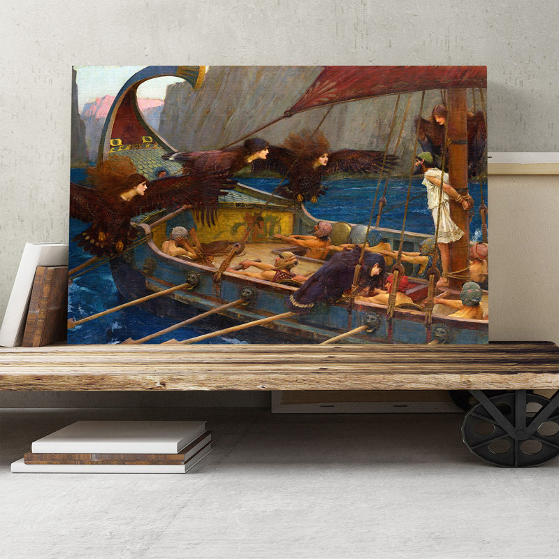 John William Waterhouse - Wrapped Canvas Painting, 40cm H x 60cm W