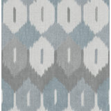 Abilene Apricot Ikat Wallpaper