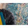Dimonetta Washable Abstract Indoor Rug