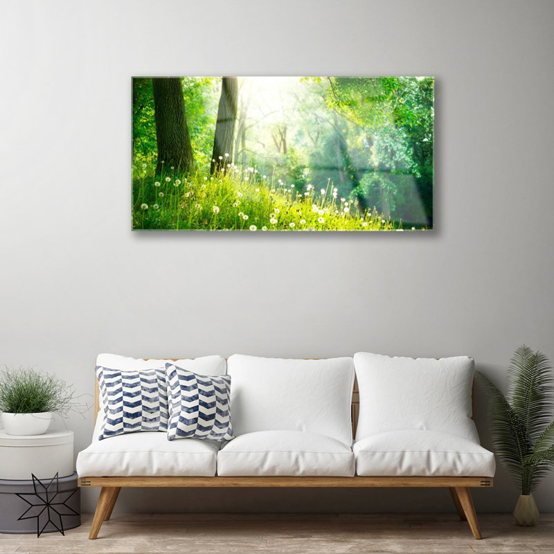 Meadow - No Frame Print on Glass