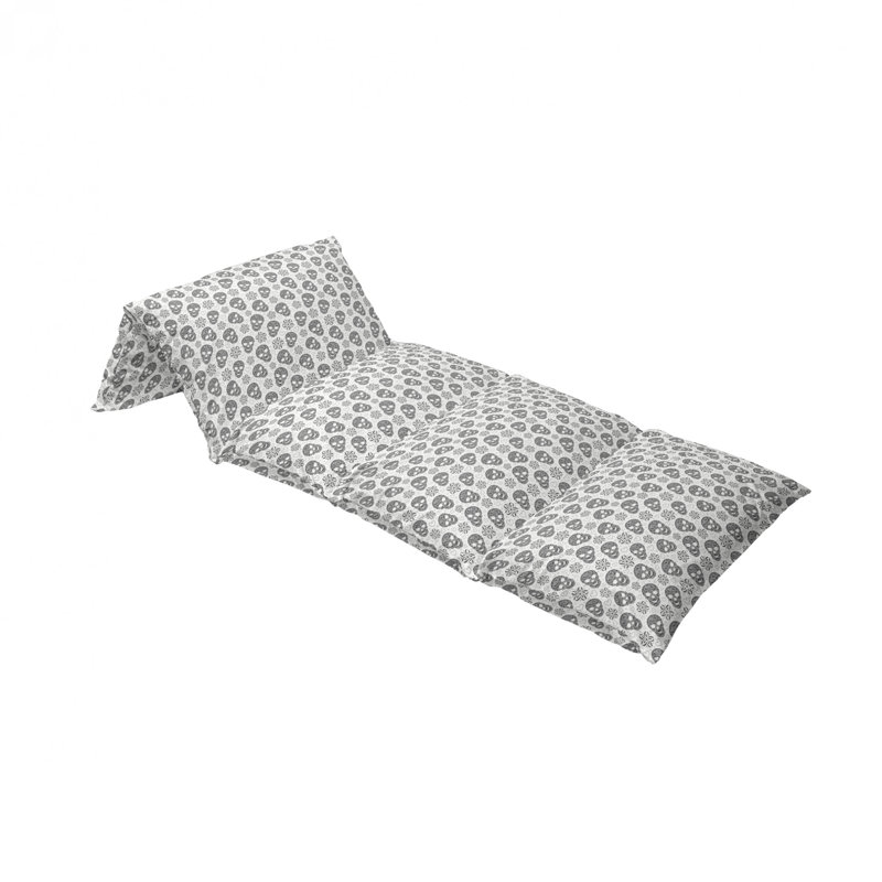 Housse de coussin d'extérieur Floral Skulls Daisies Hearts Circles, H 2 po x l 27 po x P 88 po
