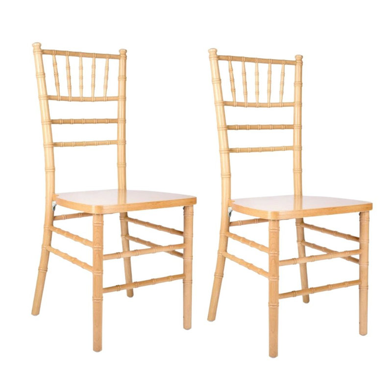 ToughWood Chiavari Chair, 2 Chair Bundle by Chivari, Light Natural, 2
