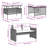 Ebern Designs 4 Piece Patio Sofa Set With Cushions Poly Rattan Glass-651574013-651574014