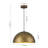 Kyrek 23.6" W 1-Light Iron Dome Pendant-2138757234-2139076442