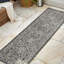 Tapis intérieur / extérieur noir / gris Massimo Bohemian Medallion-754172701