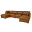 Canapé modulaire de coin avec repose-pieds Annai-1977818850