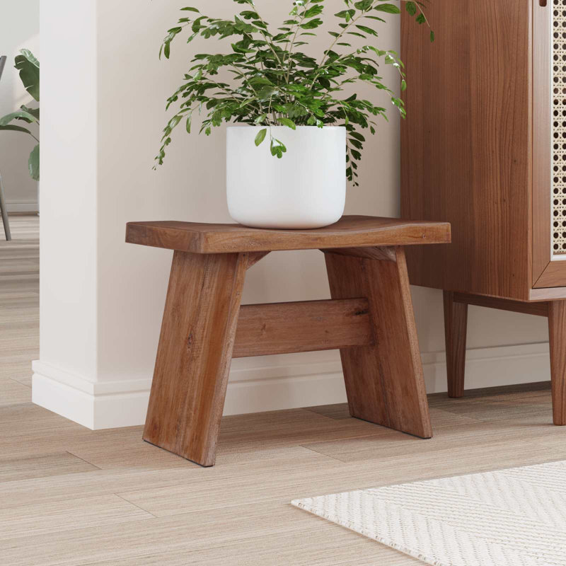 Solid Wood Accent Stool