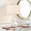 Lampe de table blanche 27 po Egham