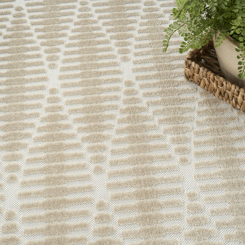 Tapis d'intérieur moderne Nourison, Rectangle 6 pi 7 po x 9 pi 2 po