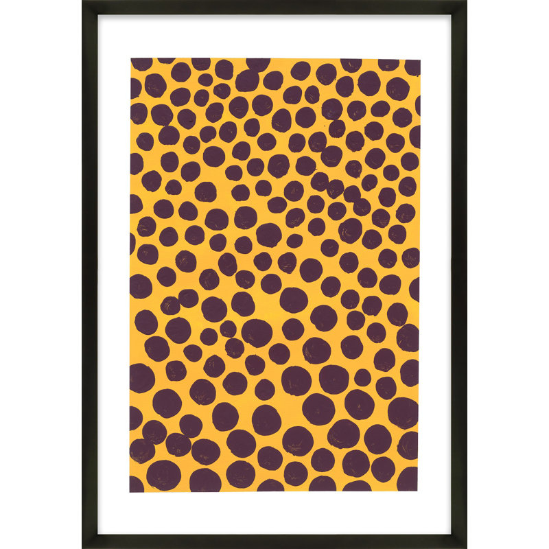 Maroon On Pumpkin Painting by Michela Sorrentino, Black, 20" H x 14" W x 1.25" D