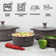 Laria 8 - Piece Non-Stick Aluminium Cookware Set