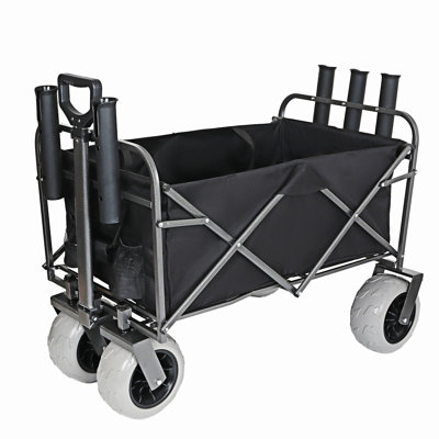 Wagon Cart With Rod Holders
