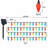 22.6-Foot Solar String Lights with 50 Multicolor LEDs