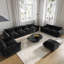 Ensemble de canapé modulaire rembourré en tissu de chenille 4 pièces Cath Kavia-843905865