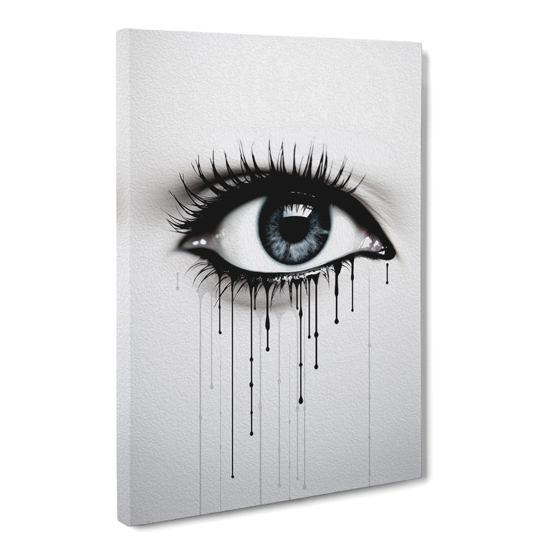 Eye Minimalism Art - Wrapped Canvas, 76cm H x 50cm W x 3cm D
