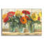 «Gerberas In Glass Vases» par Carol Rowan, art mural en verre acrylique-101670851