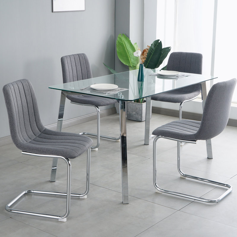 Chaise d'appoint Jenan, Gris foncé
