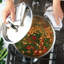 KitchenAid 5-Ply Clad Stainless Steel Induction Stockpot with Lid, 6 Quart