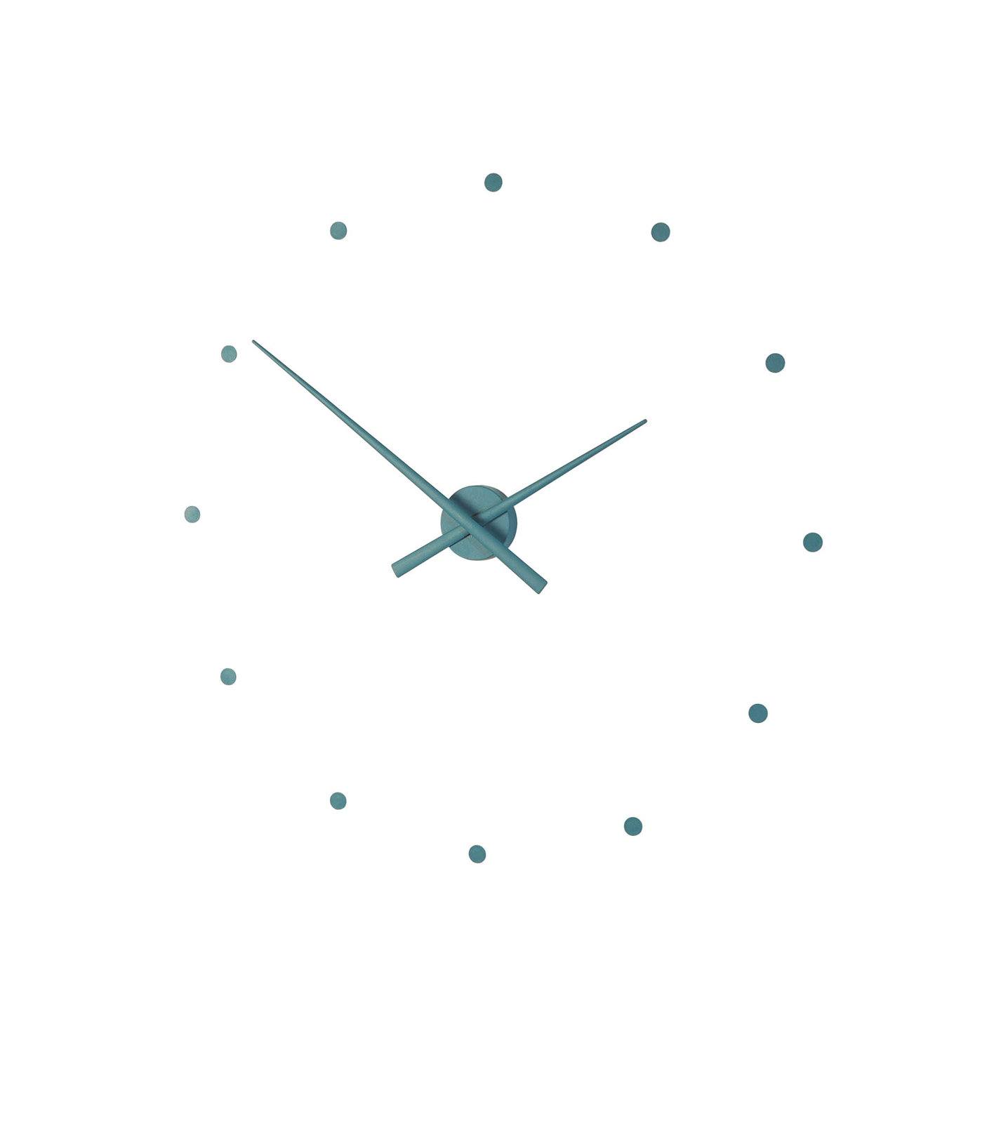 OJ Wall Clock, Ultramarine, Large