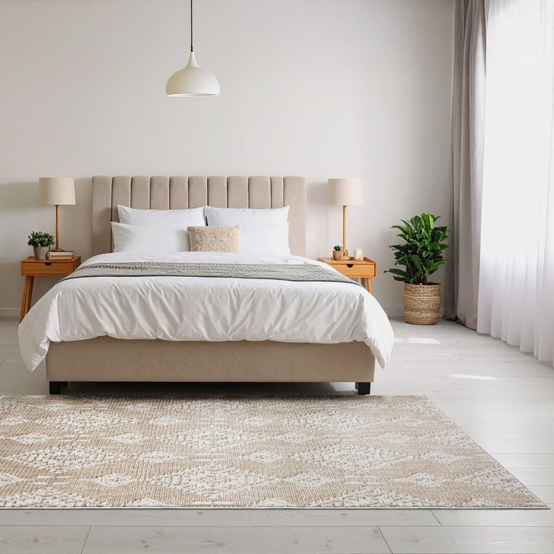 Tapis marocain à losanges, Rectangle 5 pi x 7 pi
