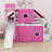 Jaleana Slat Loft Bed with Bookcase-1683763811-1683763808