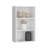 Wall Cabinet 36" H, 3 Shelves, White-1523260970