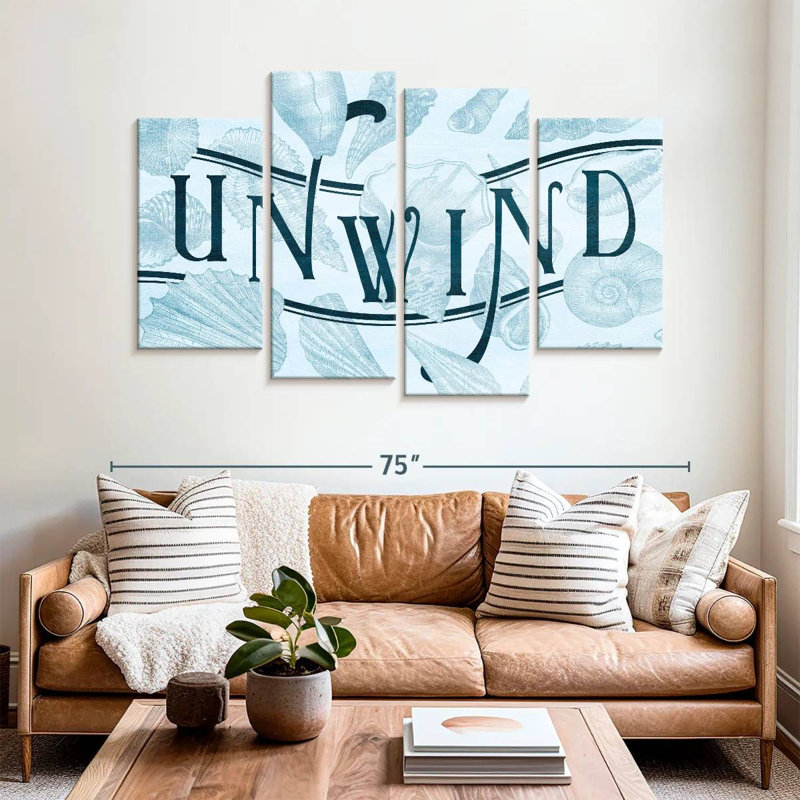 Kema Unwind Shells, 42" H x 68" W