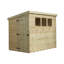 8 Ft. W x 7 Ft. D Shiplap Pent Wooden Shed