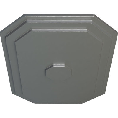 Médaillon de plafond Endurathane Milan, DE 24 1/2 po x P 3 1/2 po x P 1 po (convient aux auvents jusqu'à 4 5/8 po), finition hamamélis peinte à la main
