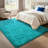 Shag Area Rugs for Living Room, 6x9 ft Soft Fluffy Rugs for Bedroom, Nursery, Kids Room Home Decor, Teal Blue-1523270402