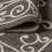 Hagerman Vintage Filigree Textured Weave Black/Gray Indoor/Outdoor Rug-2060663049
