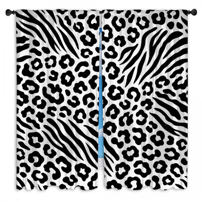 Rideaux de fenêtre Leopard Zebra