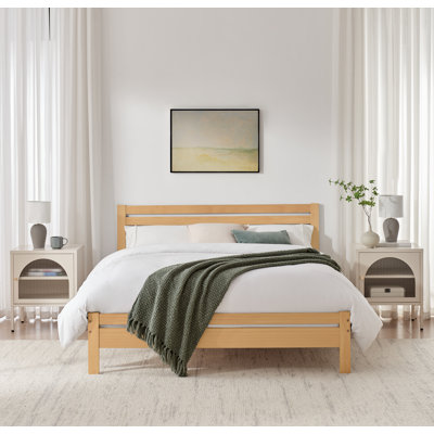 Aichele Solid Wood Bed