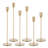 Gold Taper Candle Holders, Set Of 6 Tall Metal Candlesticks For Wedding Table Centerpiece-505255108