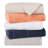 Mile Smart Twist Viscose Cotton Blend Medium Weight Solid Thick Border Towel Set-106716096-106716093