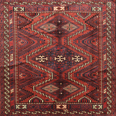 Tapis orange / bleu Southwestern