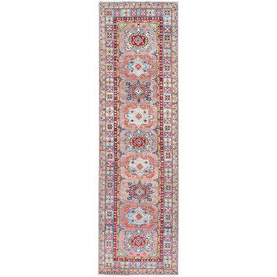 Tapis de couloir gris nouvel âge en laine 2 pi 7 po x 9 pi 3 po Wendemar