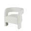 Fauteuil d'appoint rond rond en polyester Rayisha