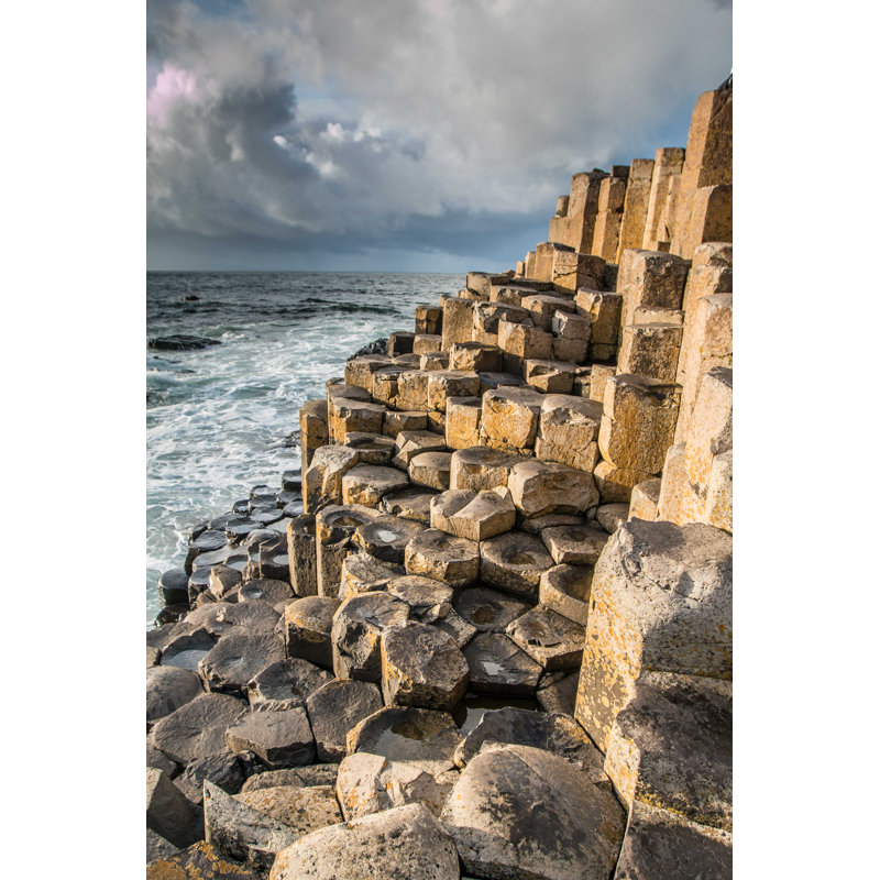 Giant's Causeway - Photographie sur toile tendue, H 18 po x l 12 po