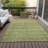 Machine Washable Indoor/Outdoor Oden ACN2155 Striped Rug-1732384344