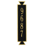 Exeter 4-Line Wall Address Plaque