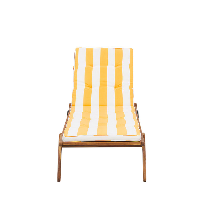 Cesana Garden Seat/Back Cushion, Yellow/White