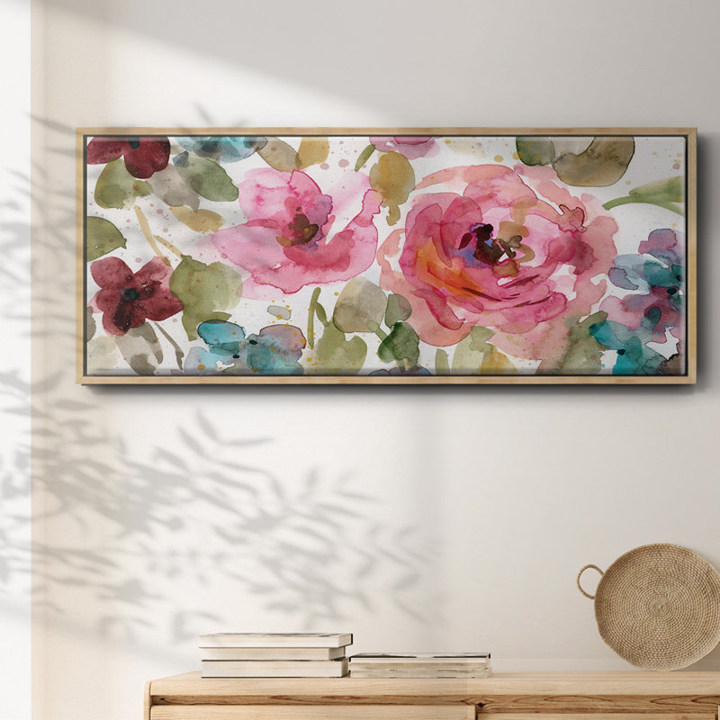Garden Palette I - Toile avec cadre, H 20 po x l 50 po