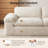 Modern Oversized 114-inch Corduroy Lazy Cloud Compression Sofa with Pillow Armrest Design-1150695727