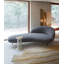 Chaise longue concubine moderne en tissu incurvé-568490170